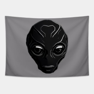 Ancient Alien Head Tapestry