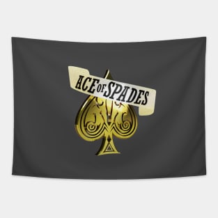 Ace of Spades - Gold Tapestry