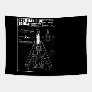 F-14 TOMCAT DIAGRAM Tapestry