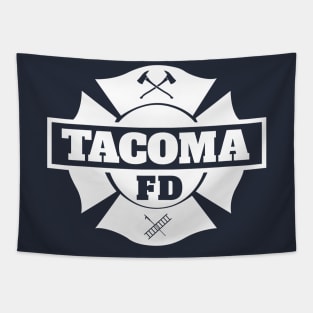 Tacoma FD - TV Show Logo Tapestry