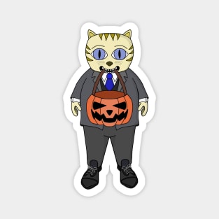 Cat Fun Halloween Magnet