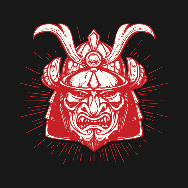 Japanese Samurai Mask by J_FC