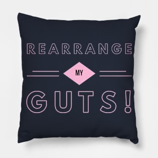 Rearrange My Guts Pillow