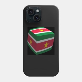 Suriname cubed Phone Case