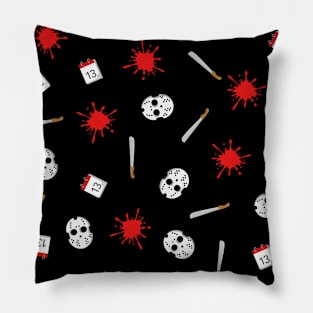 Friday the 13th pattern Pillow