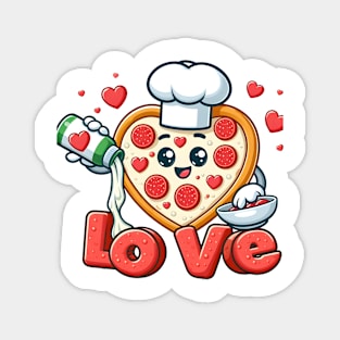 Valentine's Cartoon Delights T-Shirt Magnet