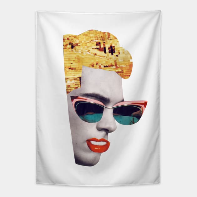 Golden Boy Tapestry by Luca Mainini