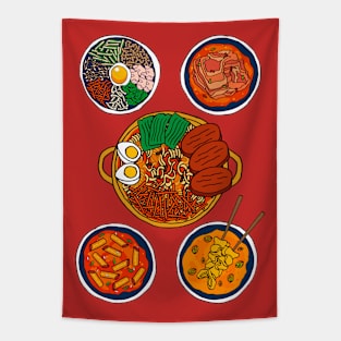 Korean foods Tapestry