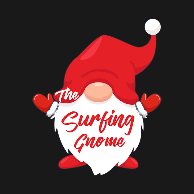 The Surfing Gnome Matching Family Christmas Pajama by Penda