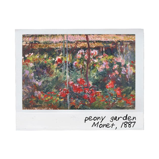 monet - peony garden by pripple