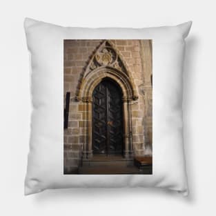 Cloister Door, Barcellona Cathedral of Saint Eulalia Pillow
