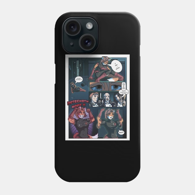 Out of Shape (Comic art by Susie Gander) Phone Case by Reynard City