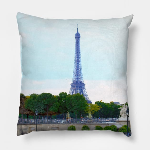 Paris Pillow by OLHADARCHUKART