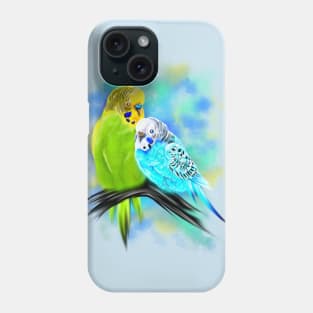 Budgie couple Phone Case