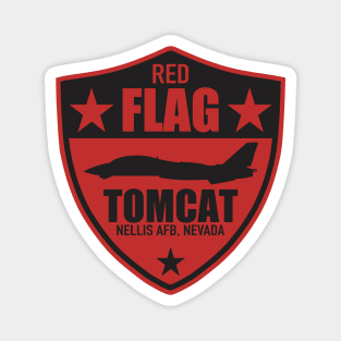 F-14 Tomcat Red Flag Patch Magnet