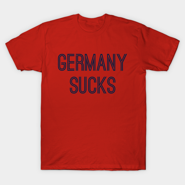 Discover Germany Sucks (Navy Text) - Germany Sucks - T-Shirt