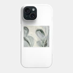 Abstract Oil Painting Linen Greenish Gray 1c22 Phone Case