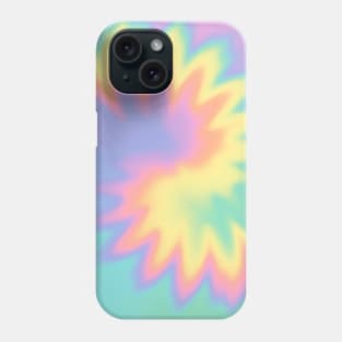 Tie Dye Rainbow Spiral Groovy Phone Case