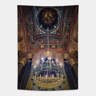 Curtea de Arges Interior architectural details Tapestry