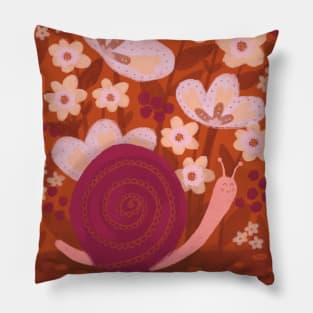 Creeping Snail Pillow