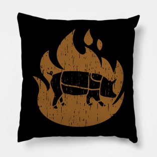 BBQ GRILL PIG ROAST Pillow