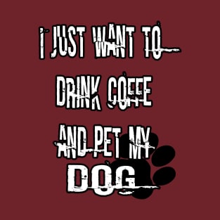 Coffee & dogs T-Shirt