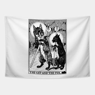 THE CAT AND THE FOX Tapestry