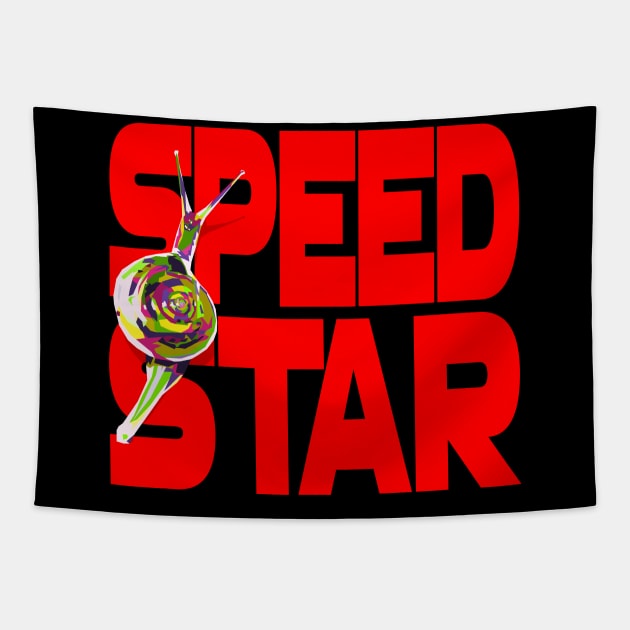 Speed Star Tapestry by Bajingseng