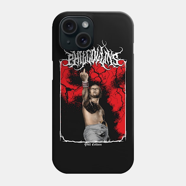 Phil Collins - Metal Version Phone Case by MIKOLTN