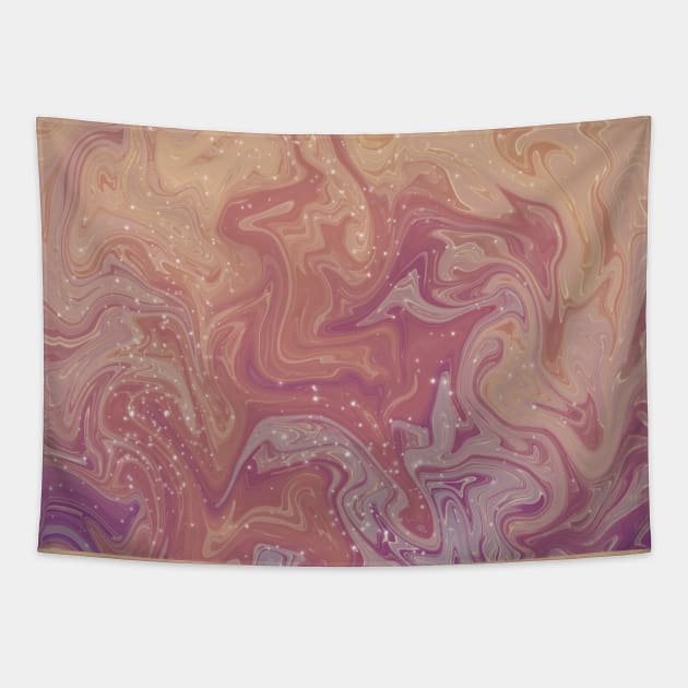 Colourful, abstract, art, liquid, marble, aesthetic , vintage, inspiration, journaling, decor, gift ideas, original, pink Tapestry by AGRHouse