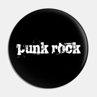 punk rock text Pin