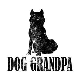 Siberian Husky Dog Grandpa T-Shirt