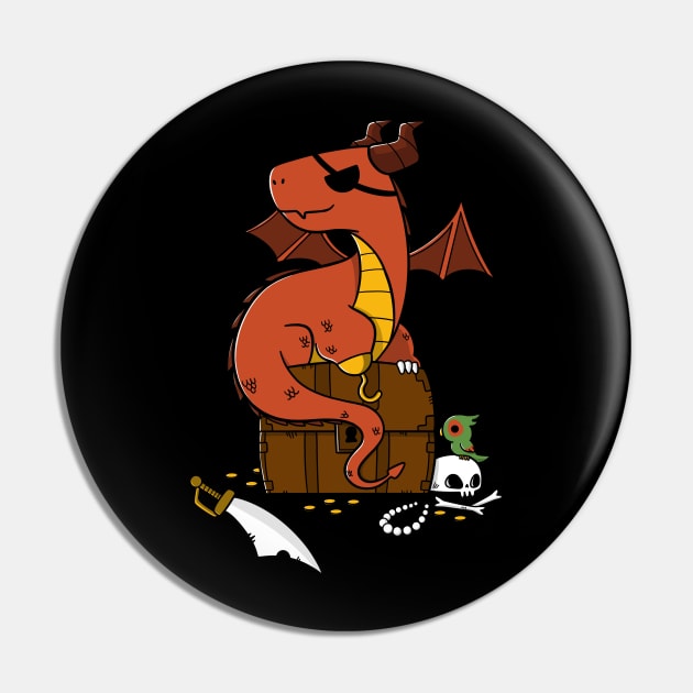 Pirate Dragon Pin by TaylorRoss1