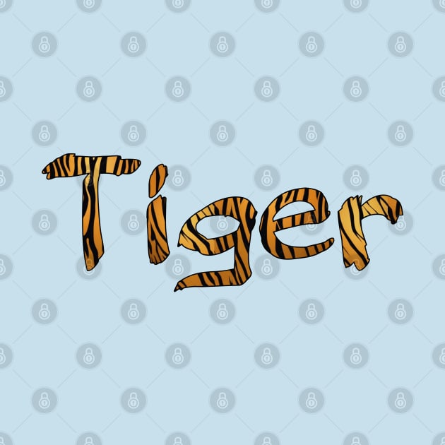 Tiger print by Spaceboyishere