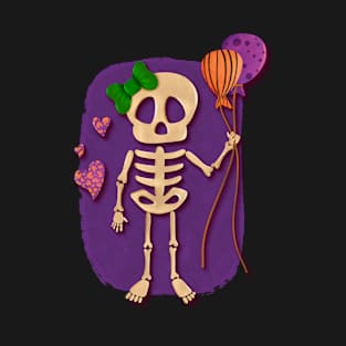 Cute skeleton for Halloween T-Shirt