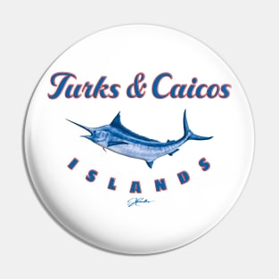 Turks & Caicos Islands Blue Marlin Pin