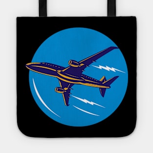 Commercial Jet Plane Airliner Tote