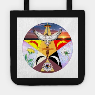 Four Directions - East - Tarot Suit - Swords Tote