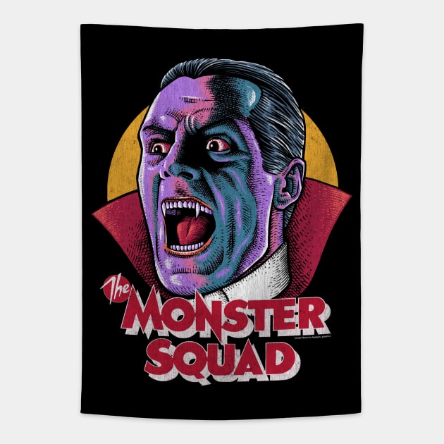 Monster Squad, Cult Classic, 80s Tapestry by PeligroGraphics