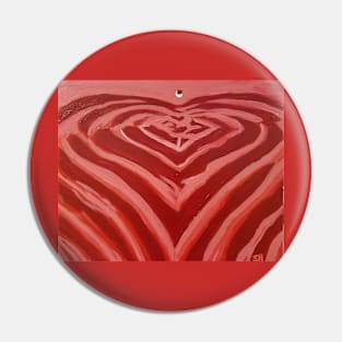 Heart Ripple By Scott Hulderson Pin