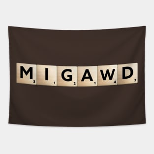 MIGAWD Scrabble Tapestry