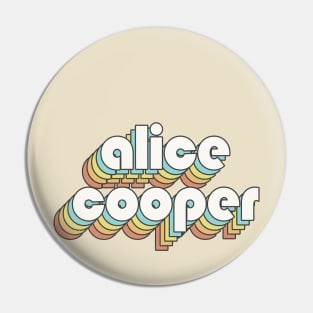 Retro Alice Cooper Pin