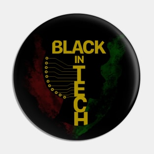Black in Tech Pin
