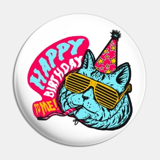 Happy Birthday Pin