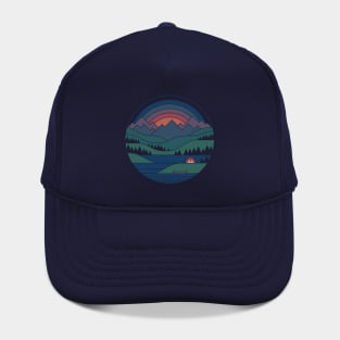 The Lake At Twilight Hat