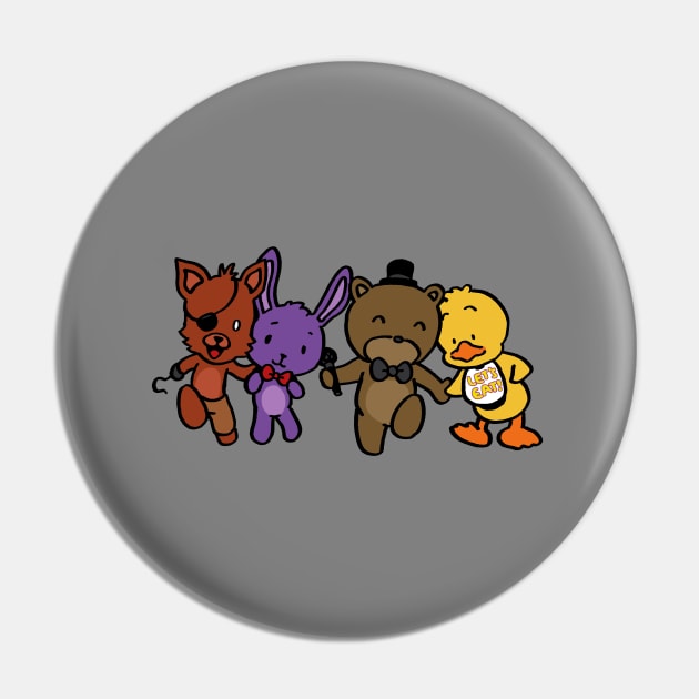 Hello Freddy Pin by joshthecartoonguy