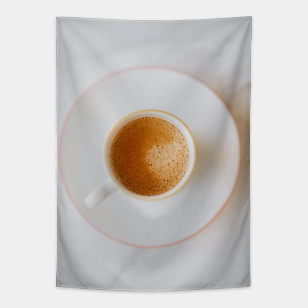 Latte, White Marble Tapestry by NewburyBoutique