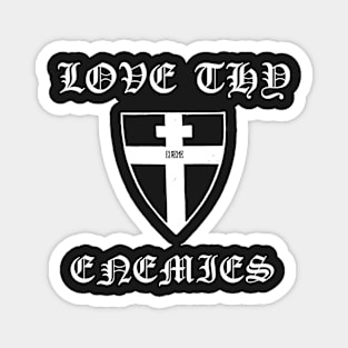 Love Thy Enemies Orthodox Cross Gothic Shield Eirene Magnet