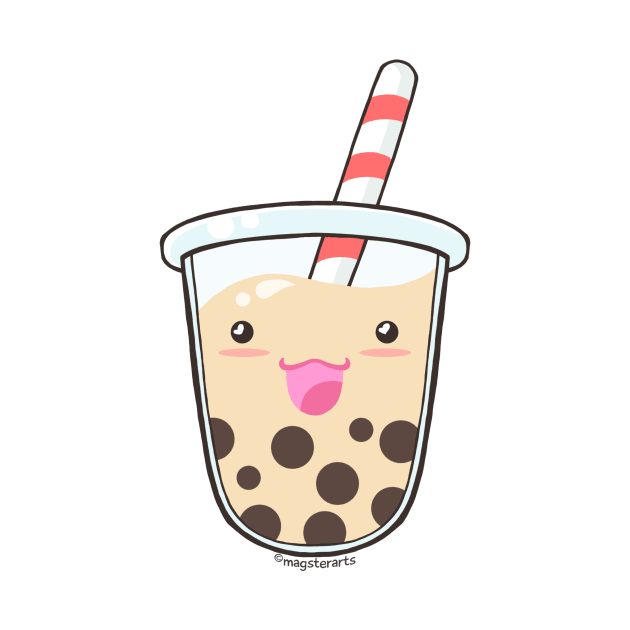 Bubble Milk Tea by magsterarts