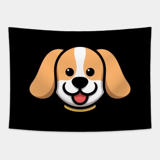 cute dog cartoon Tapestry